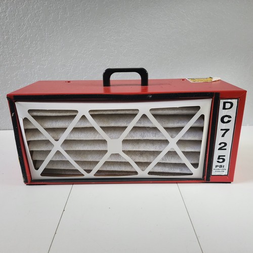 PSI Woodworking DC725 Portable Air Filter Dust Collector Red Triple Fan 115V