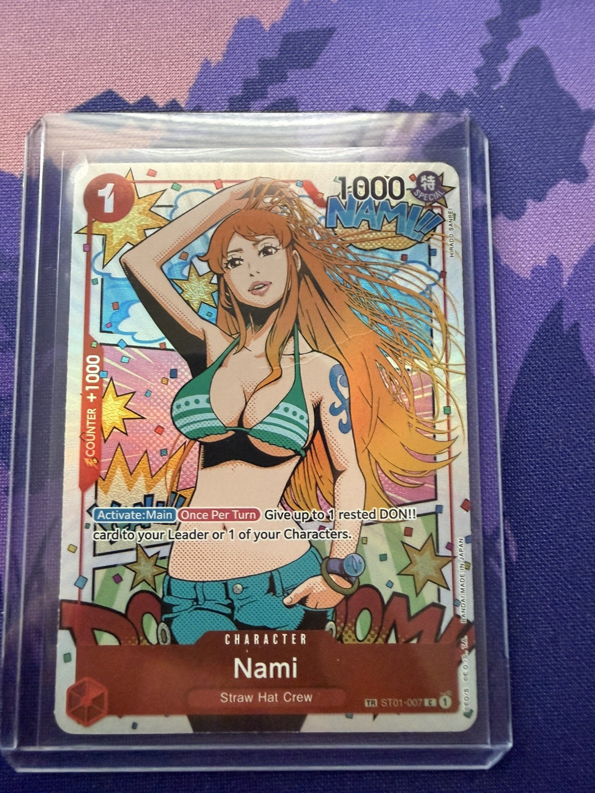 Nami 2024 Wings of the Captain #ST01-007 Treasure Rare Price Guide