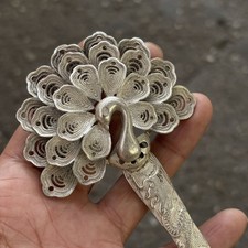 Silver Plated Hair Stick Chinese Style Hairpin Hair Accessory