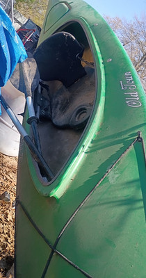 Old Town Loon Classic Green Recreational Kayak with Paddle