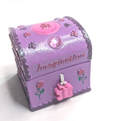 Vtg Claire s Y2K Trinket Box Imagination Purple Treasure Boxes 2000 s