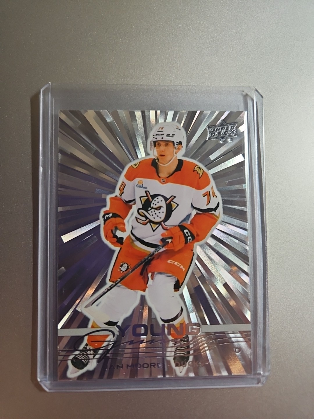 Ian Moore  2025-26 Upper Deck Young Guns #232 Outburst