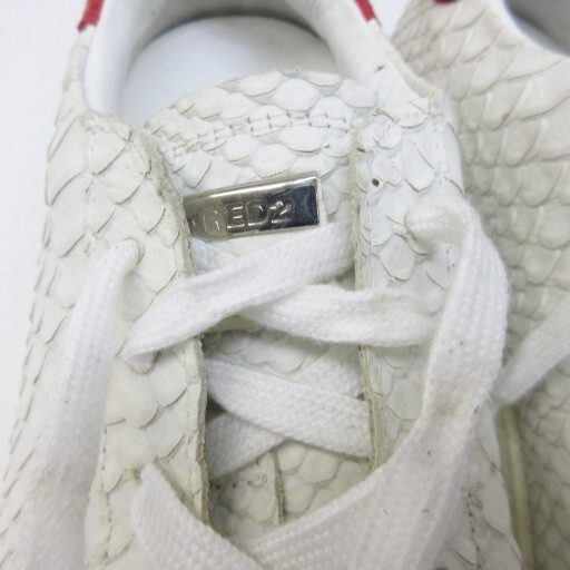 DSQUARED2 Sneakers Python Leather Low Cut Logo Pl… - image 8