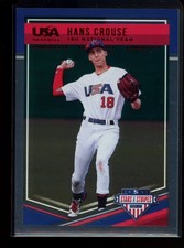 2018 Panini USA Baseball Stars #90 Hans Crouse Longevity Base Ruby /249