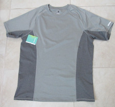 NEW SEA-DOO Short Sleeve Performance Rashguard Mens XL Grey 50 UPF UV