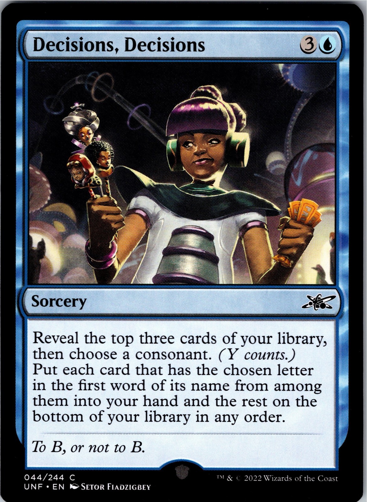 Decisions, Decisions Unfinity 44 C Magic: The Gathering Lightly Played