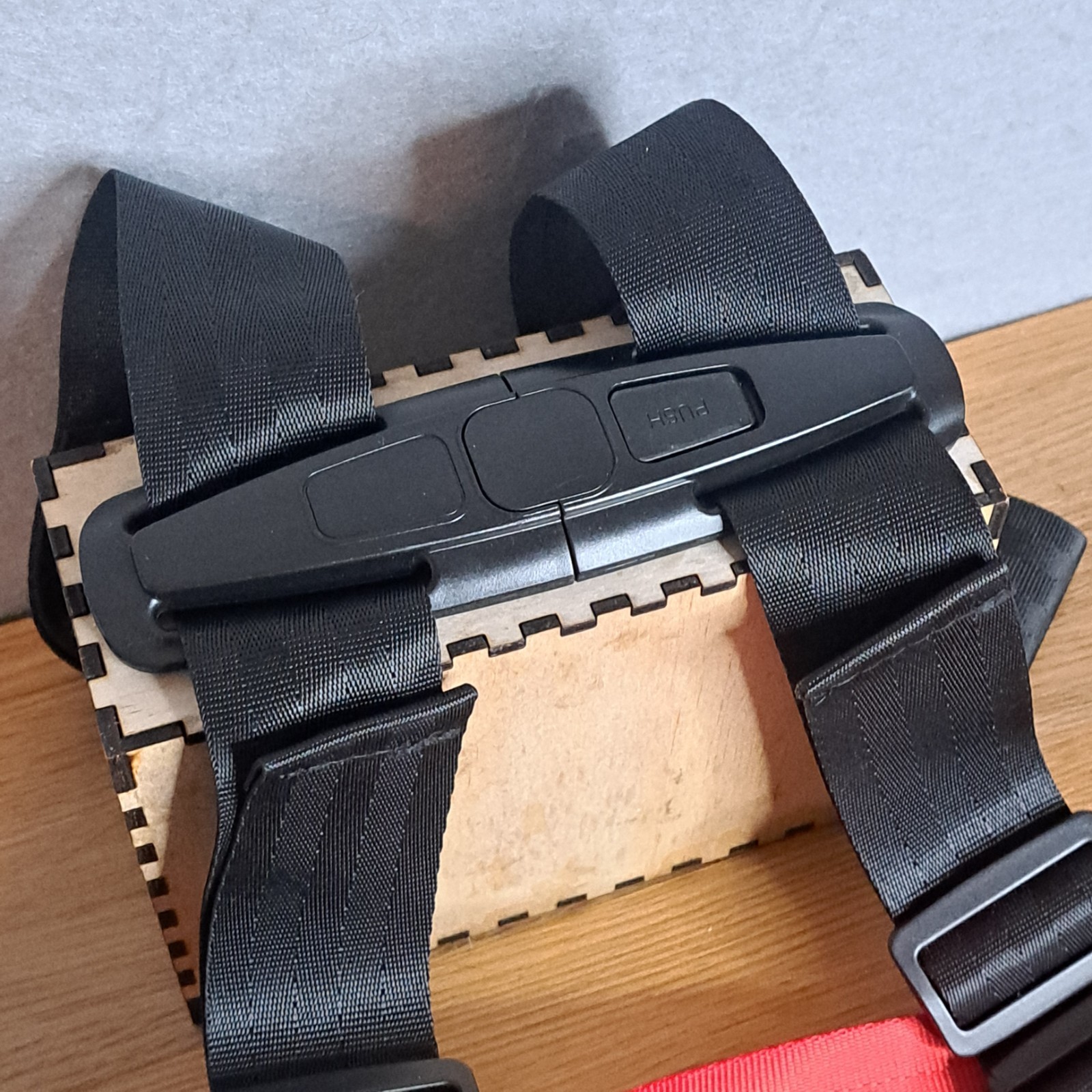 Airplane Safety Travel Harness Kids Red Universal Fit Similar to CARES Toddler