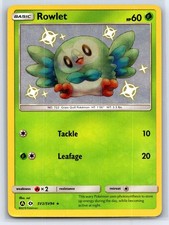 Rowlet SV2/SV94 Shiny Rare Hidden Fates Shiny Vault Pokemon Holo Near Mint on eBay
