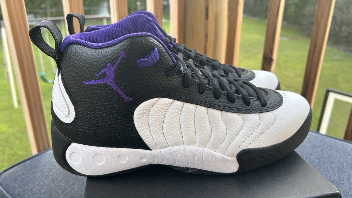 Jordan Jumpman pro 白/黒 Nike Jordans Jumpman Pro Black & White w/ Wave Detail Men 8