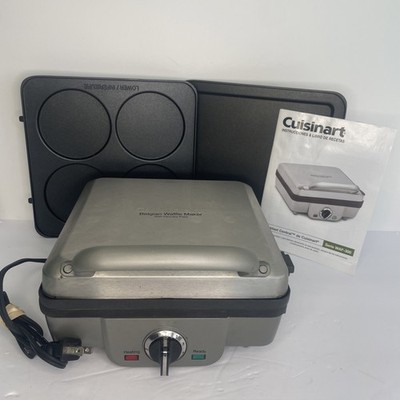 Cuisinart WAF300 1200 W Silver Belgian Waffle Maker With Pancake Plate