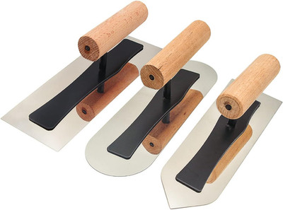 Stainless Steel Venetian Plaster Japanese Finishing Trowel Set 3 PC Art Paint Pl
