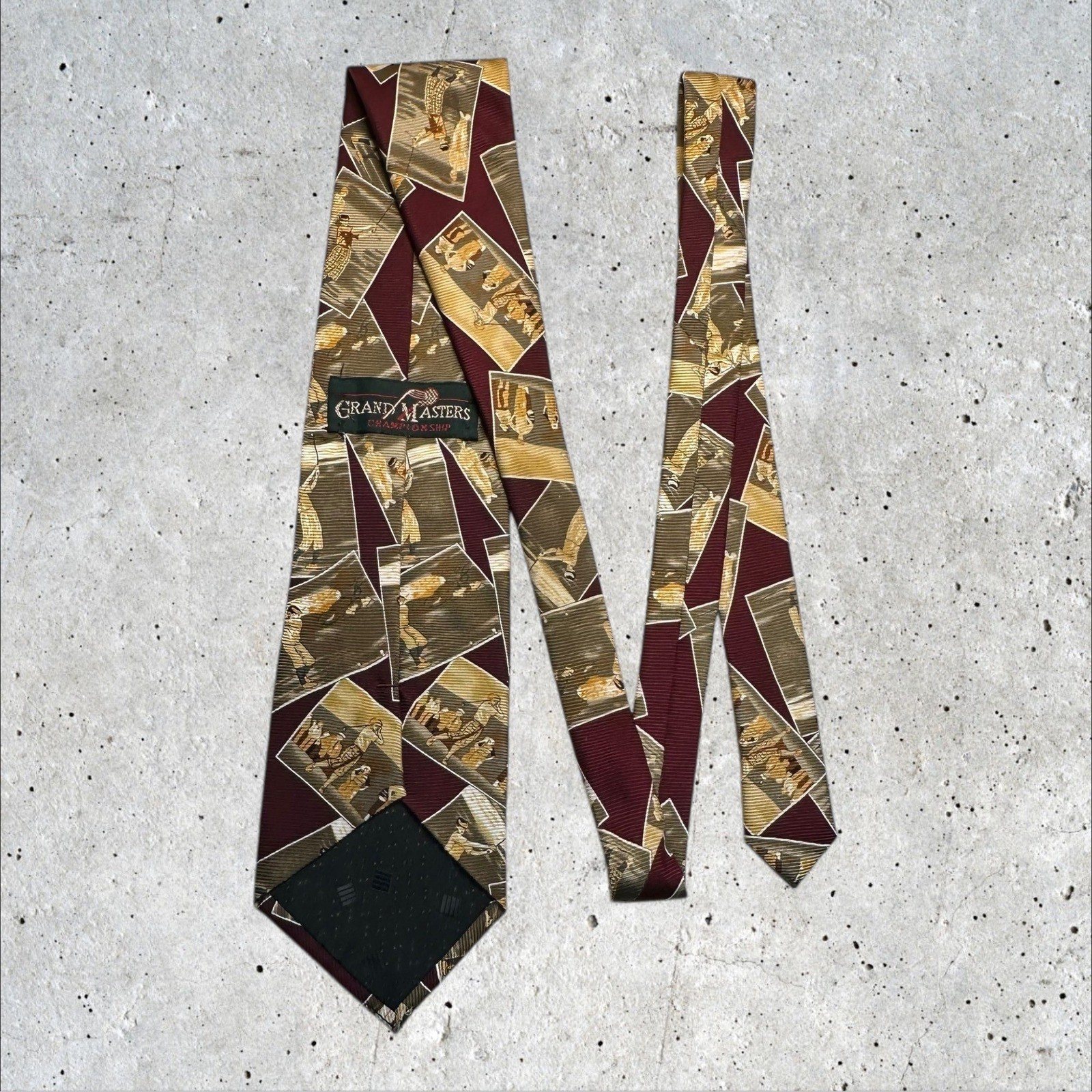 Lot of 5 Mens Golf Themed Ties Neckties Made in USA Novelty Print thumbnail 13