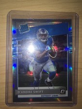 2020 DAndre Swift RC Donruss Optic Silver Prizm Holo Rated Rookie #159