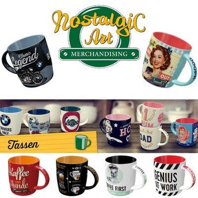 Nostalgic-Art - Kaffeebecher Kaffeepott Kaffeetasse Keramik Groß 