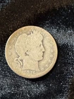 1916 D Barber Quarter Dollar Liberty Head 90% Silver USA 25C 25 Cents
