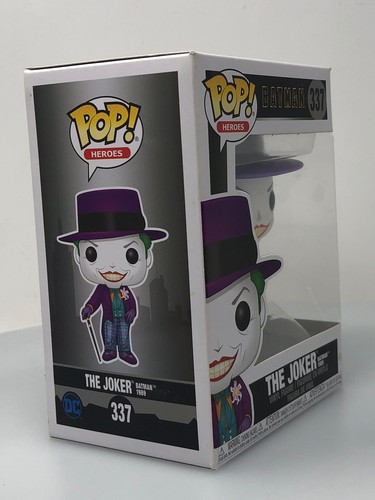 Funko POP! Heroes DC Comics The Joker Batman 1989 #337 Vinyl Figure DAMAGED - Picture 11 of 14