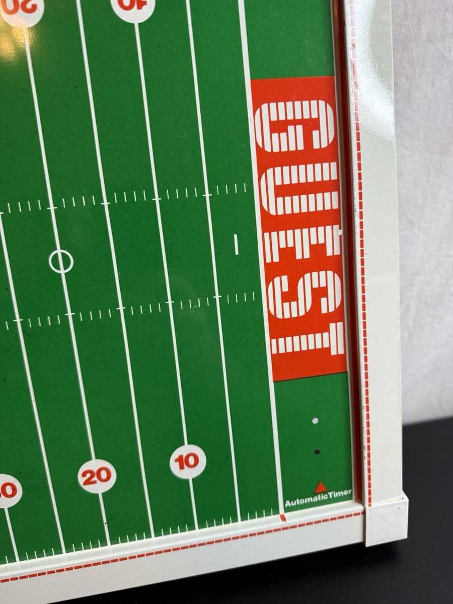 vibrating football field toy Vintage 70s NFL Tudor Electric Football Game Vibrating Field & Box ONLY  Untested main image 0