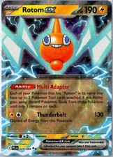 Carta Pokemon - Rotom ex Fiamme Fantastiche 029/094 2025 Doppia Rara Near Mint