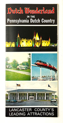 1970s Pennsylvania Dutch Wonderland Lancaster Co Visitor Recreation VTG Brochure