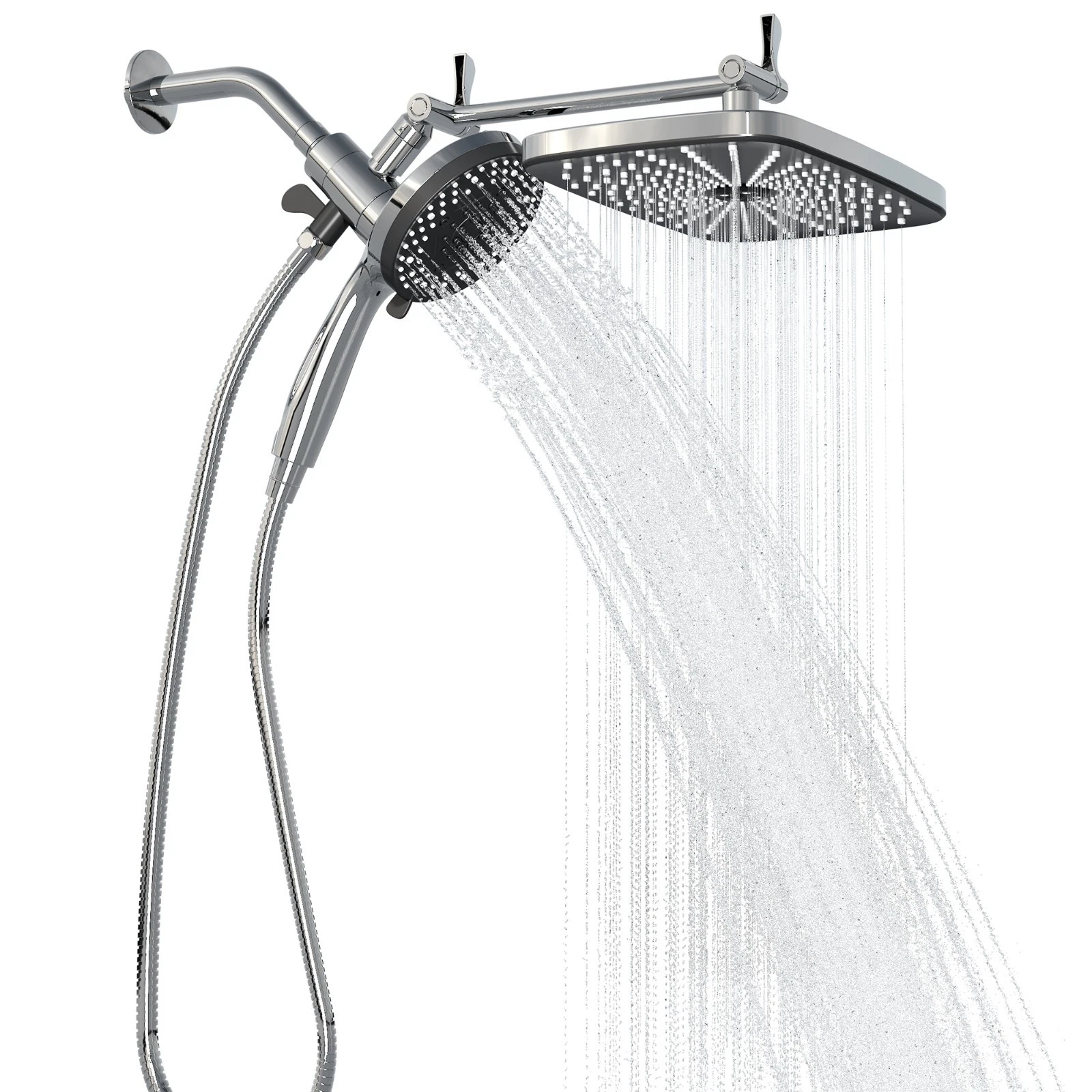 12 Inch Rain Shower Head with Handheld Spray 8 Modes High Pressure Shower Combo
Opens in a new windo