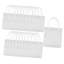 20Pcs Clear Gift Bags Goodie Tote Bag Handmade Stylish Decoration Gift Wrap Bags