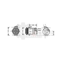 Kompressor Klimaanlage FüR Opel Astra G Caravan 1.7 TD
