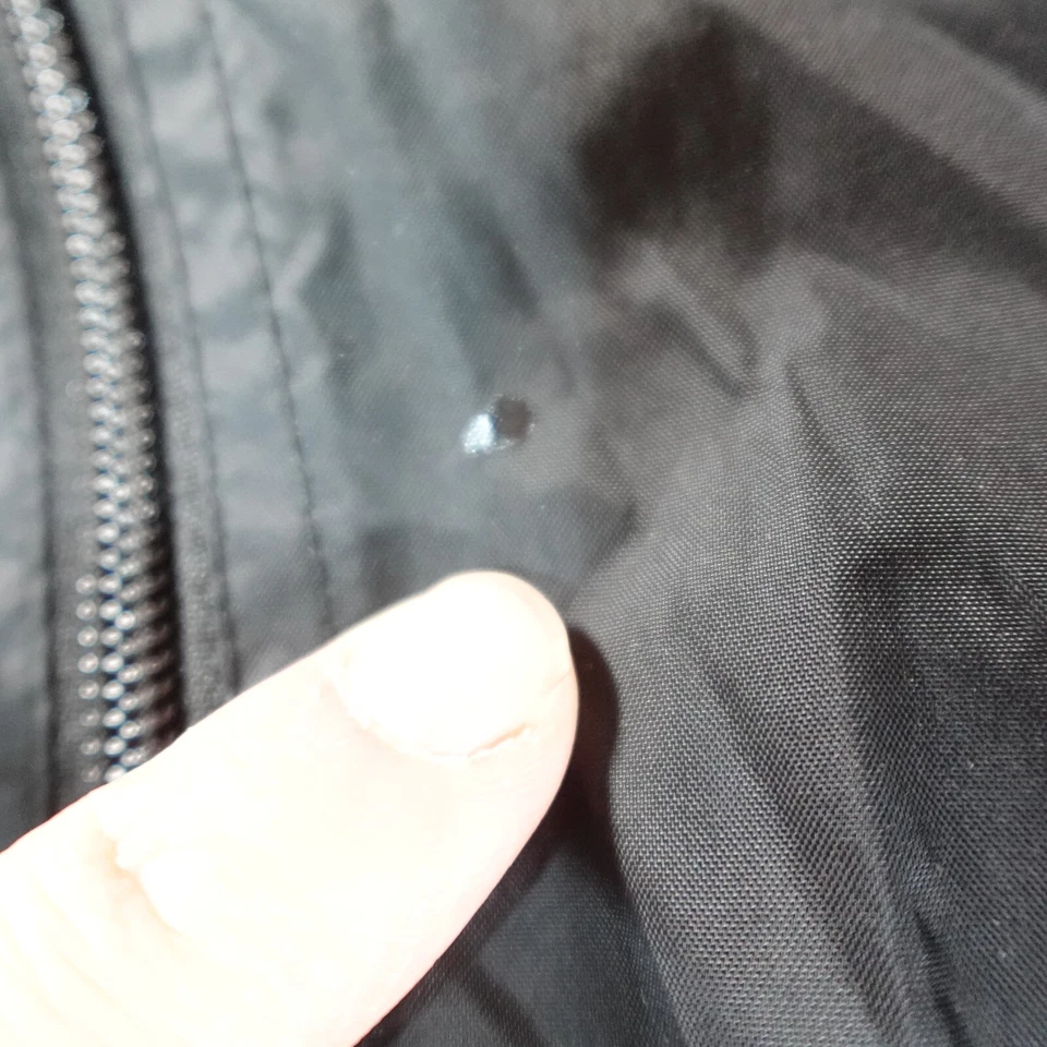 Chaqueta Columbia Juvenil Extra Grande Negra Ligera Exterior Caminata Trail Campamento Top Foto 4 de 4