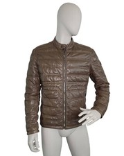 Joop Herren Lederjacke Schlammfarbe Größe 50