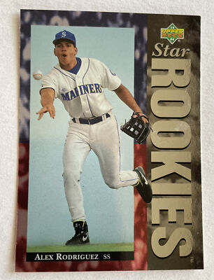 1994 Upper Deck Star Rookies Alex Rodriguez #24 Rookie Card Mariners | eBay