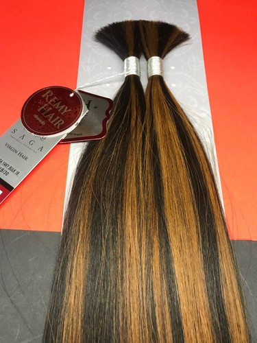 MilkyWay SAGA_Remy_Yaky_BULK_18"_#P1B/30_100% Human Hair Braid - Picture 3 of 4