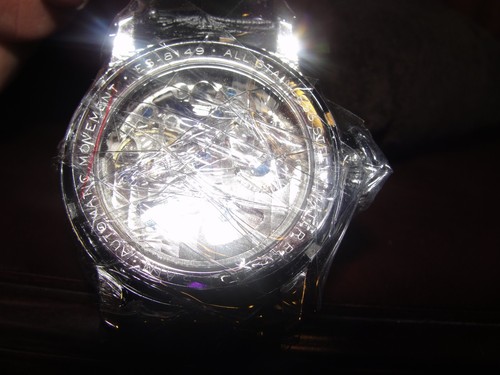 MEN'S THOMAS EARNSHAW CLASSIC PADSTOW SKELETON AUTOMATIC TUXEDO WHITE ES-8149-02 - Picture 3 of 12