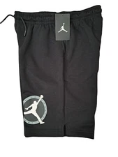 Jordan Flight MVP Fleece Shorts Big Kids Black 95C104-023 NWT