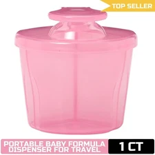 Dr. Brown's Baby Formula Dispenser Snap-On Lid Travel Pink