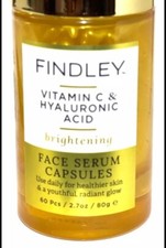 FINDLEY Vitamin C  Hyaluronic Acid / Brightening Face Serum  Glass Bottle