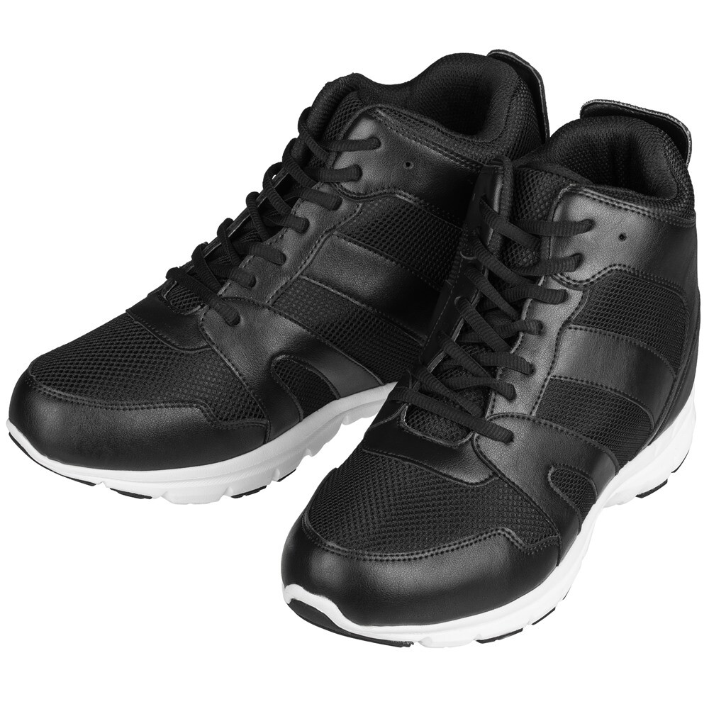 CALTO G3330 Aufzugschuhe - Black High-Top, Bis Zu 12,7 Cm Mehr Größe
