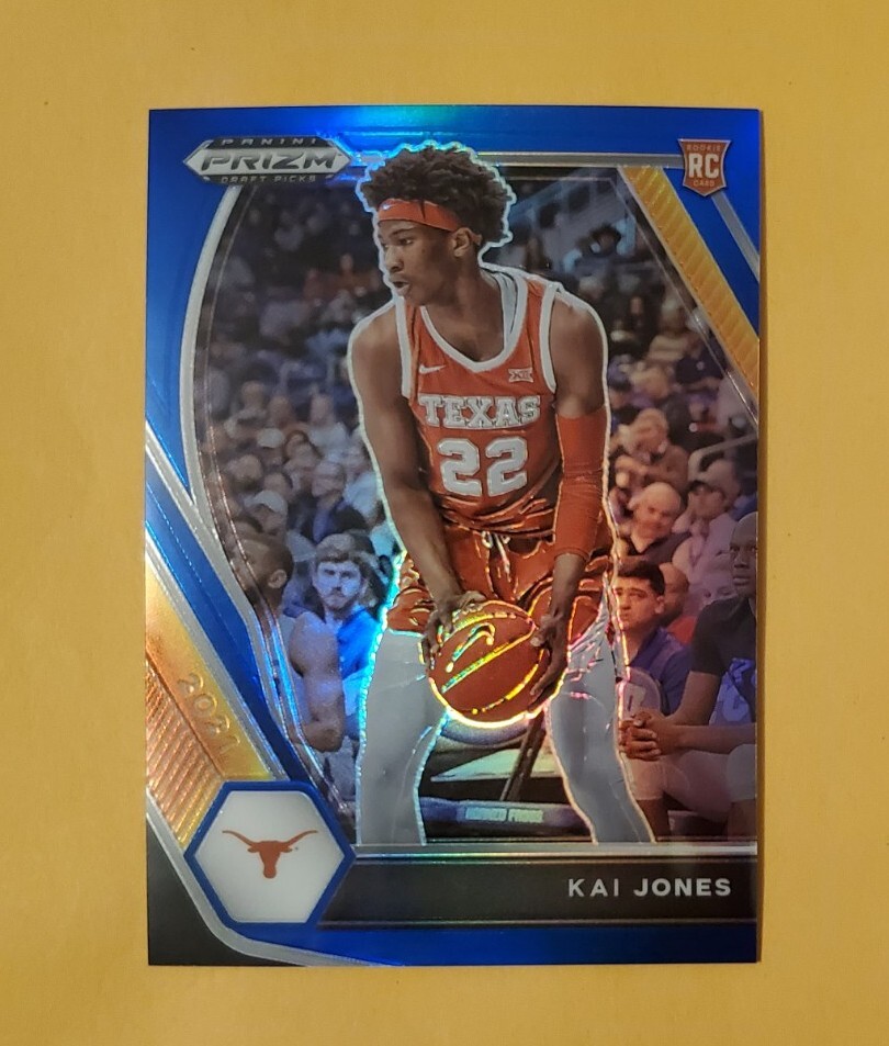 2021-22 Panini Prizm Draft Picks - Variation Kai Jones #14 Blue
