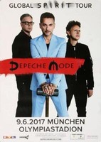 Depeche Mode - Global Spirit, MüNchen 2017 | Konzertplakat | Poster