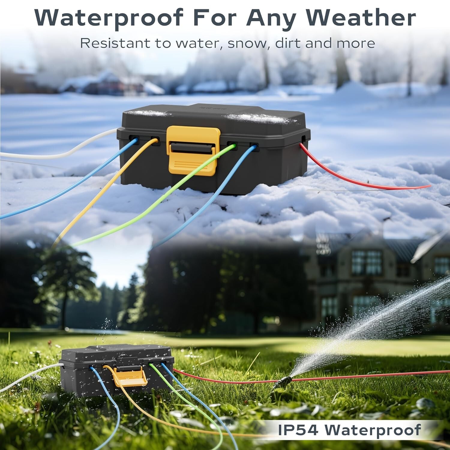 Waterproof Electrical Box Outdoor Extension Cord Covers Waterproof for