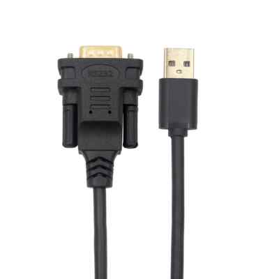 USB to RS232 Adapter Cable with FTDI FT232RL Chip, DB9 Pin Male to USB Cable