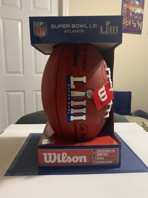 NEW Wilson Duke NFL Super Bowl LIII 53 Official Game Ball Football