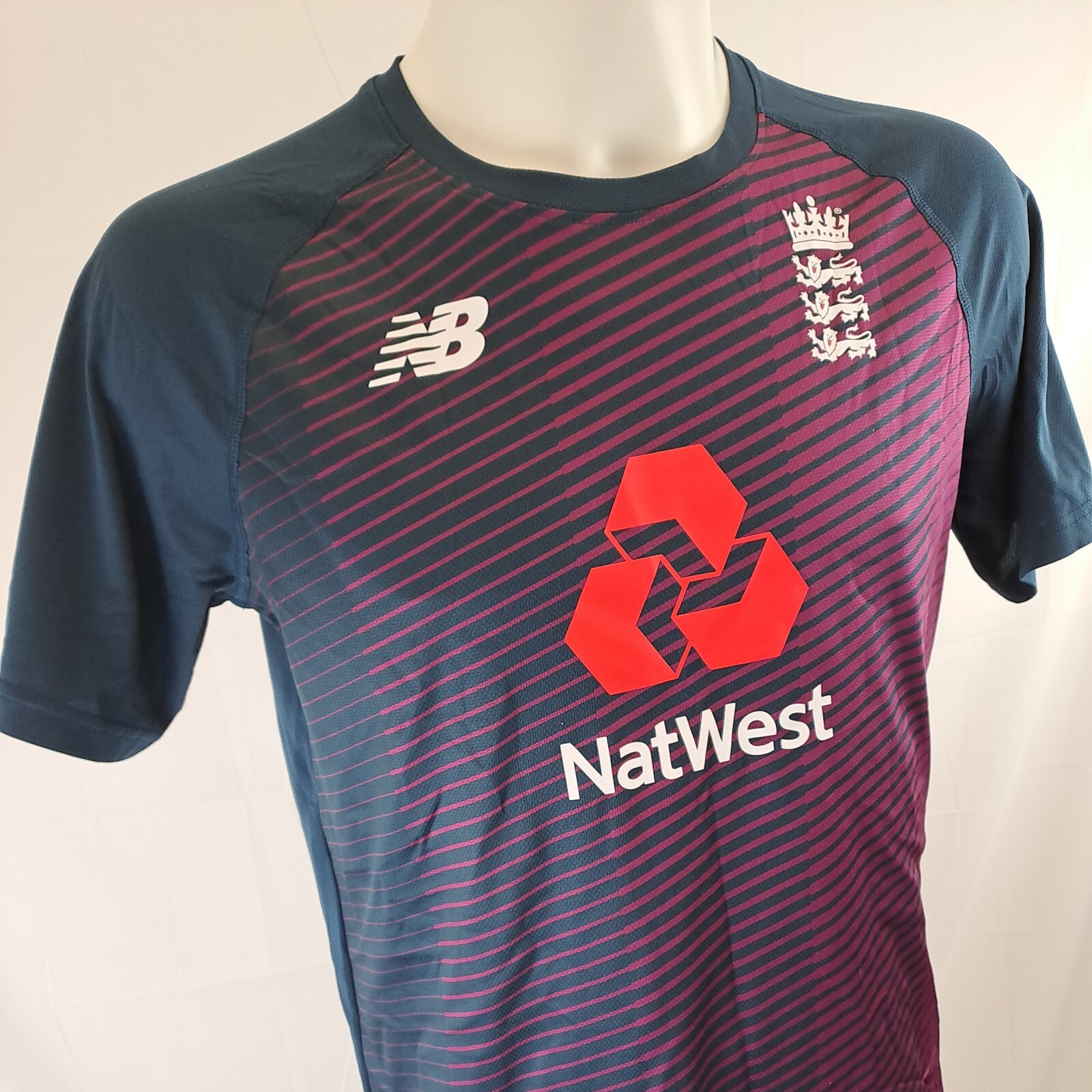 ENGLAND CRICKET ICC NATWEST TRAINING SHIRT SIZE S ADULT NEW BALANCE (40" Chest) eBay