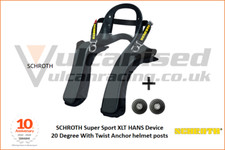 Schroth Super Sport HANS Device XLT FHR FIA Approved With Posts Medium
