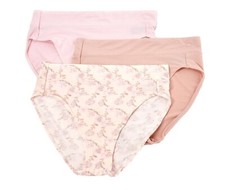 NWT Three Pair Women  s Large Rene Rofe Hi-Cut Panties Muffin Top Smoothing