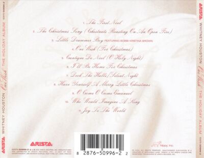 WHITNEY HOUSTON - ONE WISH: THE HOLIDAY ALBUM NEW CD