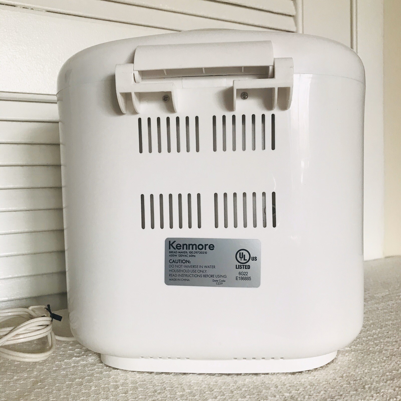 kenmore bread maker model 100.29720210 manual