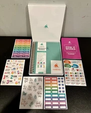 Clever Fox Pregnancy Journal Mint Cream Hardcover - Undated Pregnancy Planner