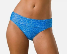 Prana Women's XL Marta Hipster Swim Bottom Blue Floret Leaf NWT