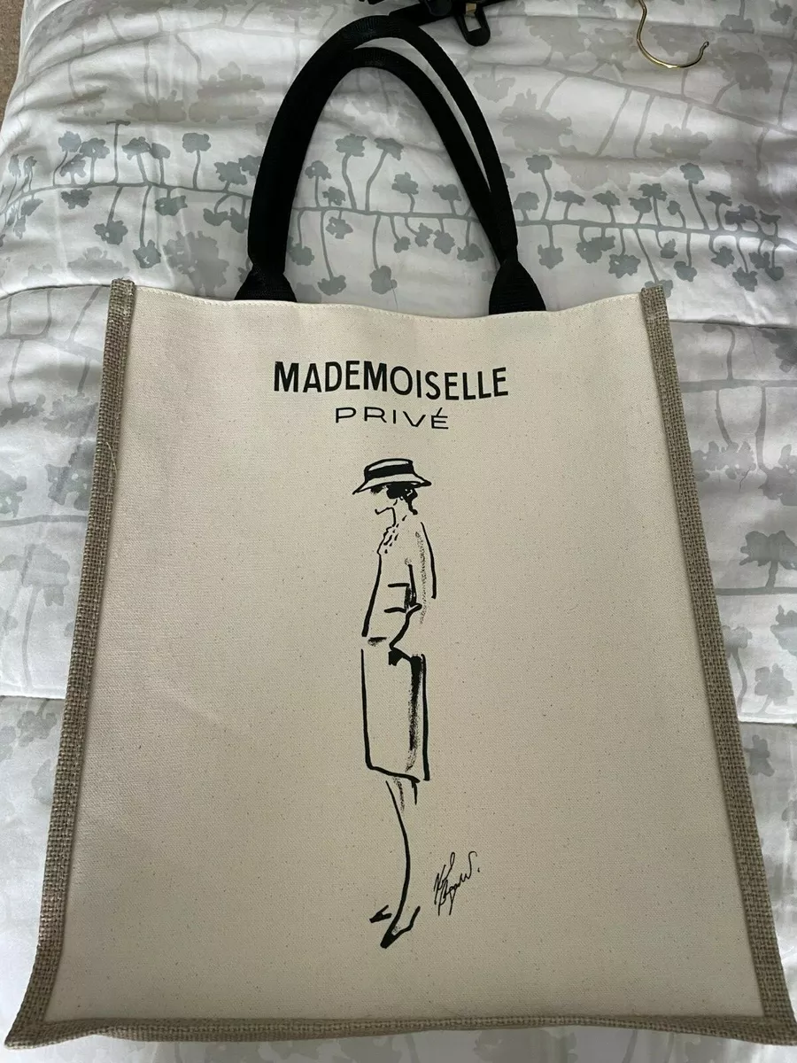 Mademoiselle Prive Chanel Saatchi Gallery canvas tote bag NEW