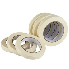 6 Pack Masking Tape, White Painters Tape, Artist Tape for Wall, Painting, Home,