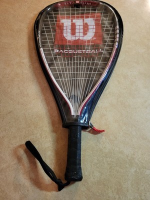 Wilson Raquetball Racquet Titanium Ripper Crushing Power with Cover